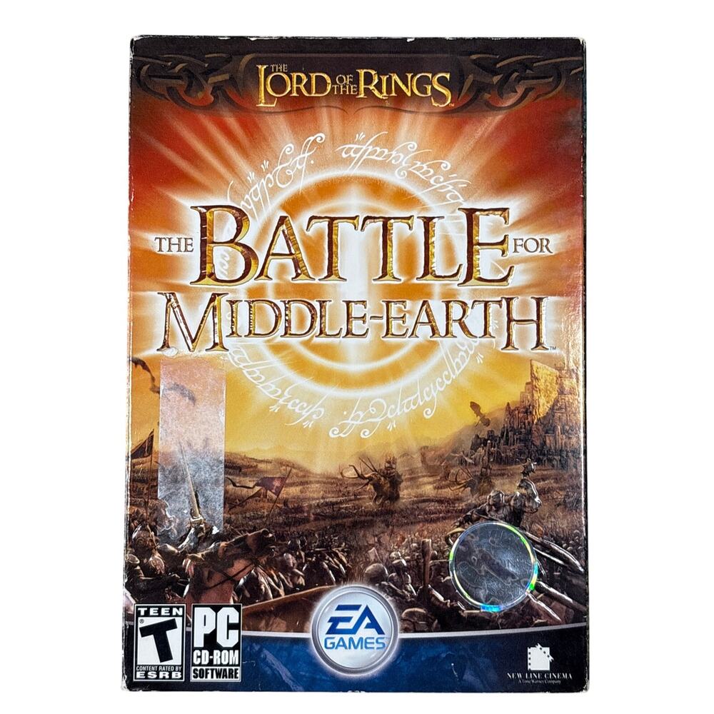 Vtg Lord of the Rings: The Battle for Middle-earth (PC: Windows, 2004) in box